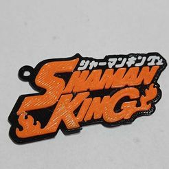 Shaman-King.jpg Fichier STL Porte-clés Shaman King Anime・Modèle à télécharger et à imprimer en 3D
