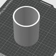 cl2.jpg 4"x6" Thermal Label Roll Core Spool | Universal Shipping Label Barrel | Reusable Label Core STL