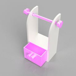 Archivo 3D Joyero decorativo con colgador para pendientes