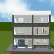 Casa-22e.jpg House 22 Realistic 3D Model modern House, by Sonia Helena Hidalgo Zurita