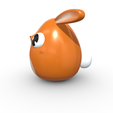 4.png Low Poly Bunny Cartoon - Adorable 3D Printable Model