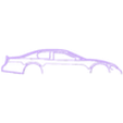 nascar chevy monte carlo.stl Wall Silhouette: Chevrolet Set