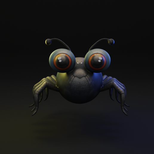 Spider Cartoon Animal 3D model