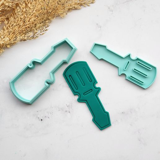 Screwdriver Cookie Cutter - 3D model önizlemesi