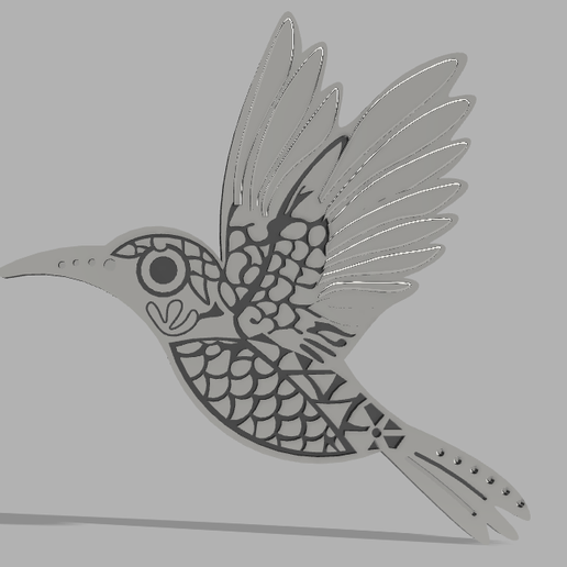 📚 Colibri - hummingbird・ STL File for 3D printing・Cults