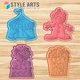 CIRCO-PACK.png Circo cookie and dough cutters - pack - cookies