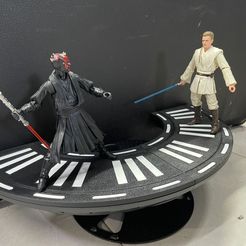 Duel des destins - Diorama Star Wars pour la série noire à l'échelle 1/12 et la collection vintage à l'échelle 1/18