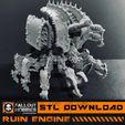 FOH-Ruin-Engine-Printed-6.jpg Archivo 3D Motor de ruina・Diseño imprimible en 3D para descargar