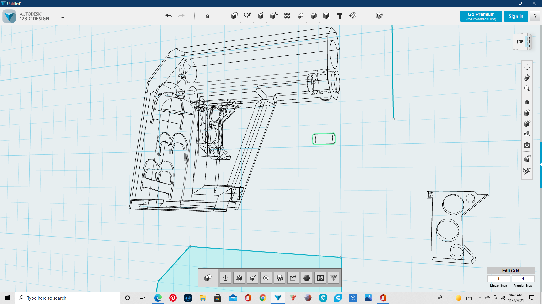 Download OBJ File Gun • 3D Printable Object ・ Cults