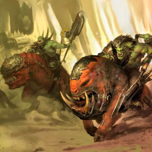 3D file orcish cavalry 🎲 ・3D printable model to download・Cults