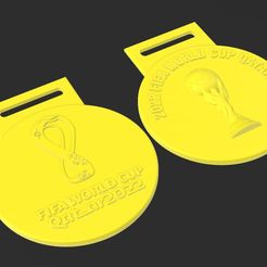medal-2022.jpeg STL-Datei medalla fifa world cup 2022 / fifa world cup 2022 medaille・Vorlage für 3D-Druck zum herunterladen