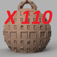 pres.png Fichier STL Christmas ball X110・Modèle pour imprimante 3D à télécharger