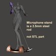 steel rod.jpg STL file Bombshell Pinups – 04 Black Canary- by SPARX・3D printing idea to download