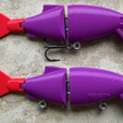 Capture d’écran 2018-07-30 à 15.25.48.png Free STL file Swimbait fishing Lure 12.5cm (easy print and build)・Design to download and 3D print