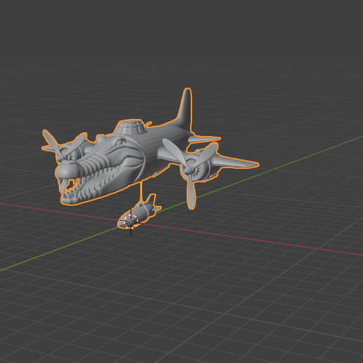 Crocodilo Bombardiro 3D model