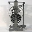 front.jpg Galileo Escapement clock spring driven and hands