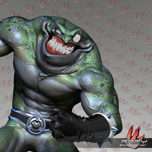 🗿 ZITZ BATTLETOAD・ STL File for ・Cults
