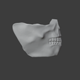 2side3.png Forever Purge Movie 2021 Scull Mask - STL File. 3 versions - 2 normal and low-poly