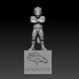 hjj.jpg NFL - Denver Broncos football mascot statue - 3d print