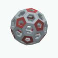 Icosahedron_V3.1_3DPrint_3cm.jpg Truncated Icosahedron, Icosahedron, Football, Soccer Ball, Decoration