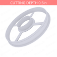 Donut~4in-cookiecutter-only2.png Donut Cookie Cutter 4in / 10.2cm