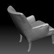 ch5.png Tufted Chair 3D Scan 3D model