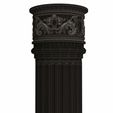 Wireframe-Low-Column-Capital-1306-3.jpg Column Capital 1306