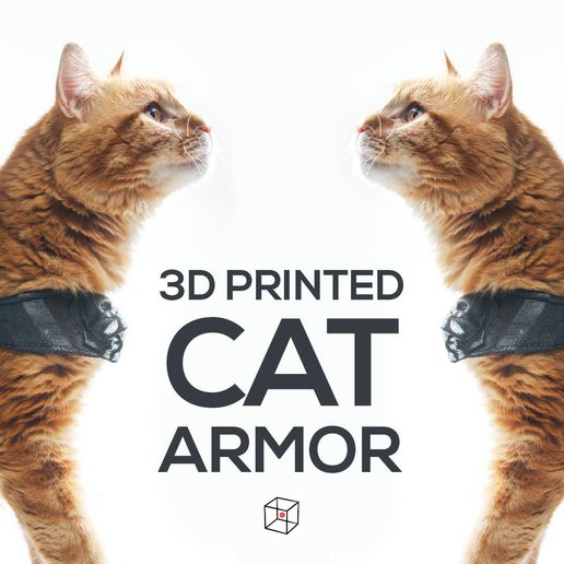 CatArmor_THUMB.jpg Download STL file CAT ARMOR • 3D printing model, PrintThatThing