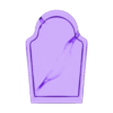 Blank gravestone.stl 浅いサイコロの墓