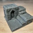 Custom-Stairs.jpg Heroquest Structures with BONUS Magical Door and Card Stand