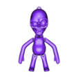 aline03MRF.stl Кольцо для ключей Alien Flexi