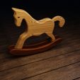 4.jpg Wooden baby horse