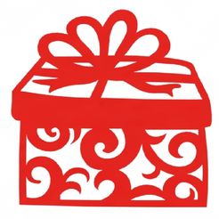 6.jpg Télécharger fichier STL Décoration de boîte à cadeaux de Noël • Modèle imprimable en 3D, Marbor0