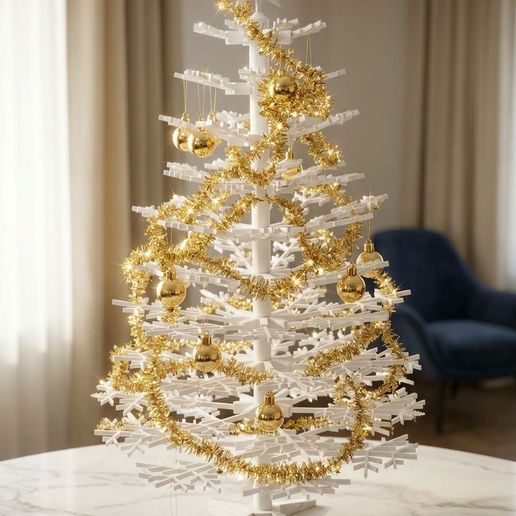3D Decorative Tree – 50 cm PLA Christmas Ornament Tree