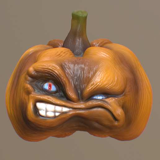 Halloween hell pumpkins 3D model