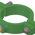 Drain_Waste_Water_Pipe_Clamp1.png RO Water 40mm Drain Waste Water Pipe Clamp for 1/4" Quick Disconnect