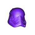 1stOrder_Helmet_Shell.stl STL file 1st Galaxy Trooper Helmet Fan Art 3D print model・Design to download and 3D print