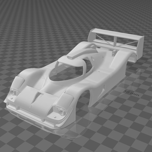 Nissan NP35 V12 JSPC 1993 Shell Body – Divided Parts for Easy Printing