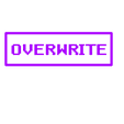 Overwrite.png xtale overwrite button