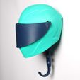 13.jpg HelmetHook ( AGV Motorcycle Helmet key holder with Auto-Opening Visor)