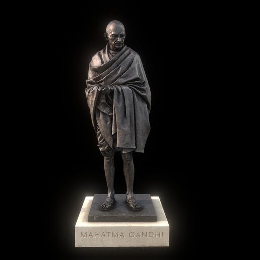 Mahatma Gandhi 3D Printable Historical Sculpture 3D model
