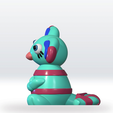 Rattie-the-amazing-digital-circus3.png Rattie The Amazing Digital Circus 3D Model Stl file 3mf Multicolor No support Fanart