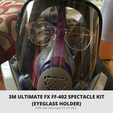 3M ULTIMATE FX FF-402 SPECTACLE KIT (EYEGLASS HOLDER) FOR 3M Ultimate FX FF-402 3M Ultimate FX FF-402 Spectacle Kit (Eyeglass Holder)