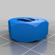 nuts_T8_P2_13.5_w_external.png Бесплатный STL файл Hexagonal nut for Lead Screw 8mm・3D-печатная модель для скачивания