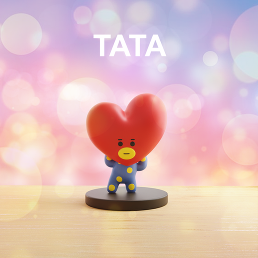 🎁 bt21 / BTS Figures - TATA・ STL File for ・Cults