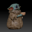 dsdcs.PNG Baby Yoda (Grogu) with bowl