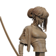 7.829.png Cyber Samurai Bust 3D Print