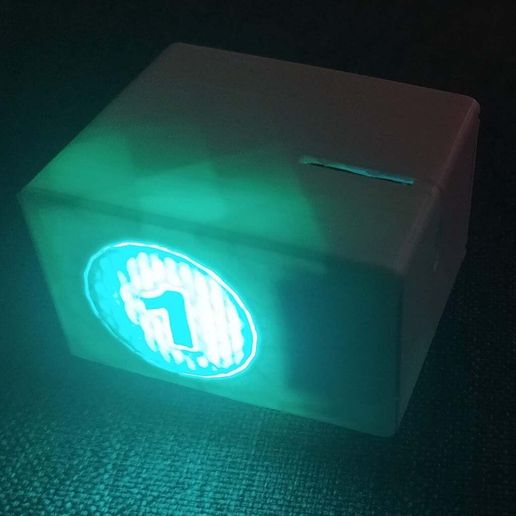 LILYGO Tally Light Box (ESP8266 + 16340 + WS2812) - 3D model önizlemesi