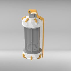 GK6.jpg Файл STL Брелок с гранатой・Модель для печати в 3D скачать