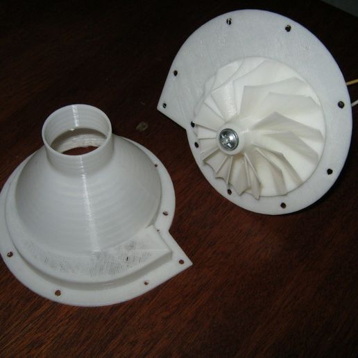 12V DC Motor Turbine 3D model